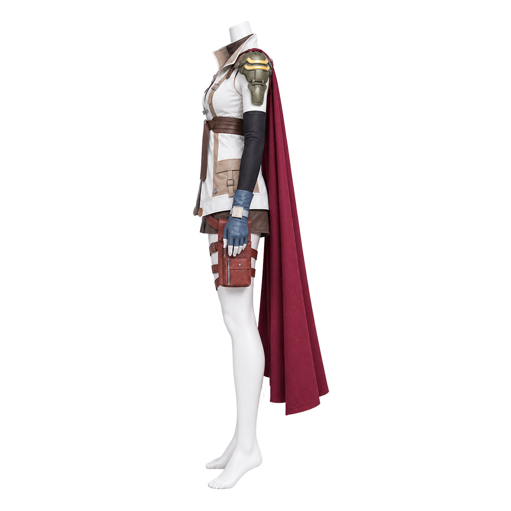 Lightning weiß Kostüm Set Final Fantasy XIII Lightning Cosplay Outfit