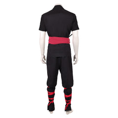 Liu Kang schwarz Kostüm Mortal Kombat 2 Liu Kang Cosplay Outfit