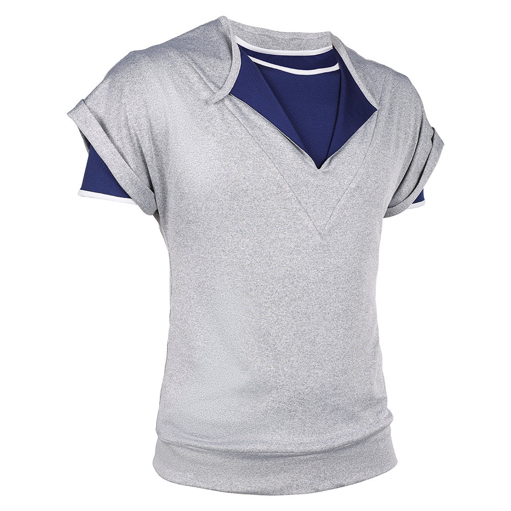 Lucas Sinclair grau Shirt Stranger Things 5 Lucas Cosplay Outfits