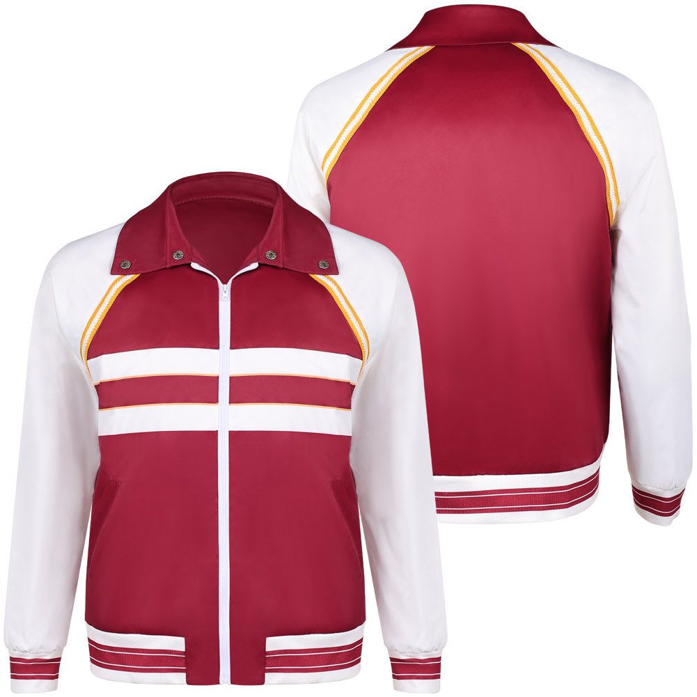 Lucas Sinclair rot Jacke Stranger Things Lucas Cosplay Outfits