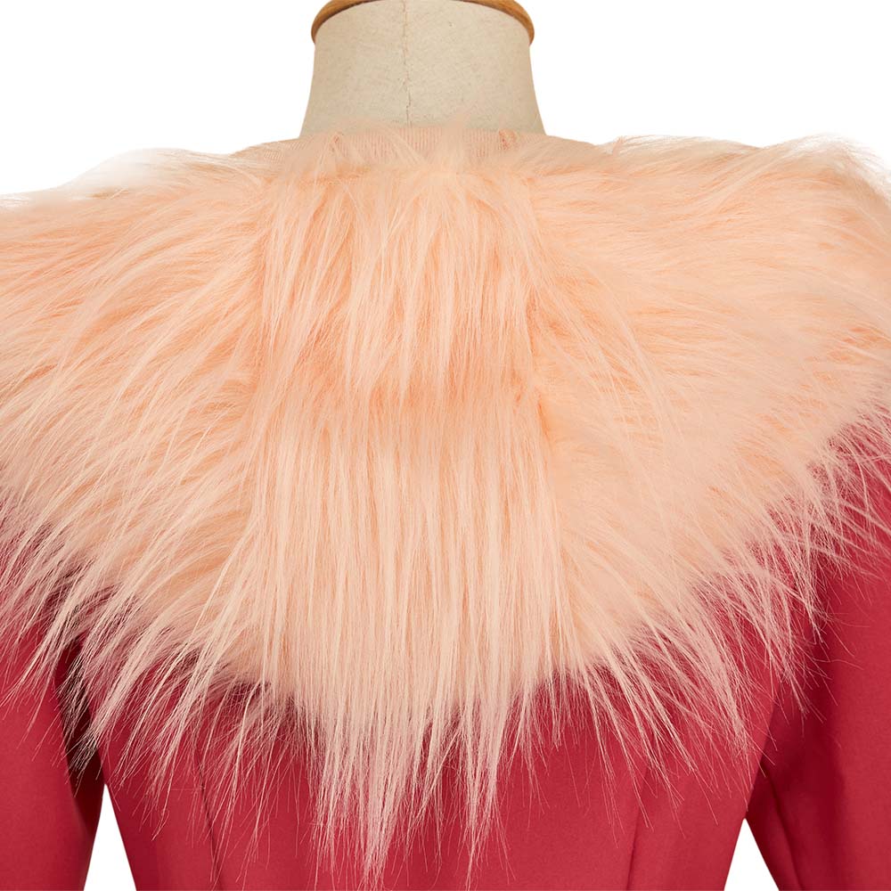 Lucifer Morningstar rosa Kostüm Set Hazbin Hotel 2 Lucifer Cosplay Outfits