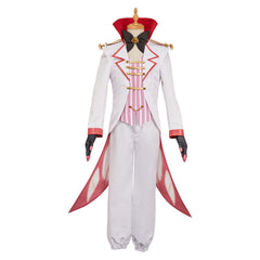 Lucifer Morningstar weiß Outfit Hellaverse Hazbin Hotel Lucifer Cosplay Kostüm