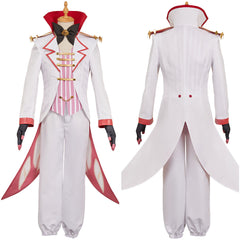 Lucifer Morningstar weiß Outfit Hellaverse Hazbin Hotel Lucifer Cosplay Kostüm