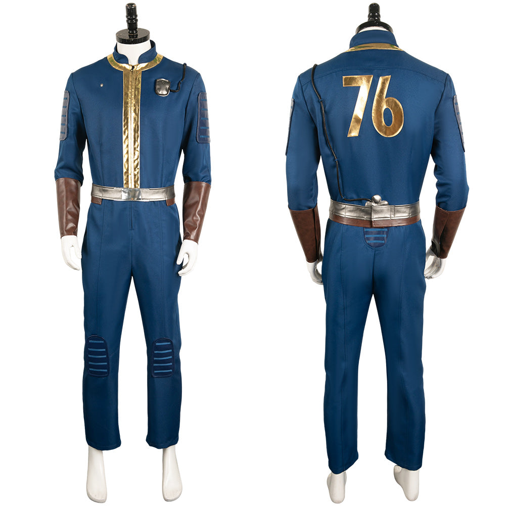 Lucy Fallout Vaultbewohner Jumpsuit Vault 76 Cosplay Kostüm Halloween Karneval Outfits