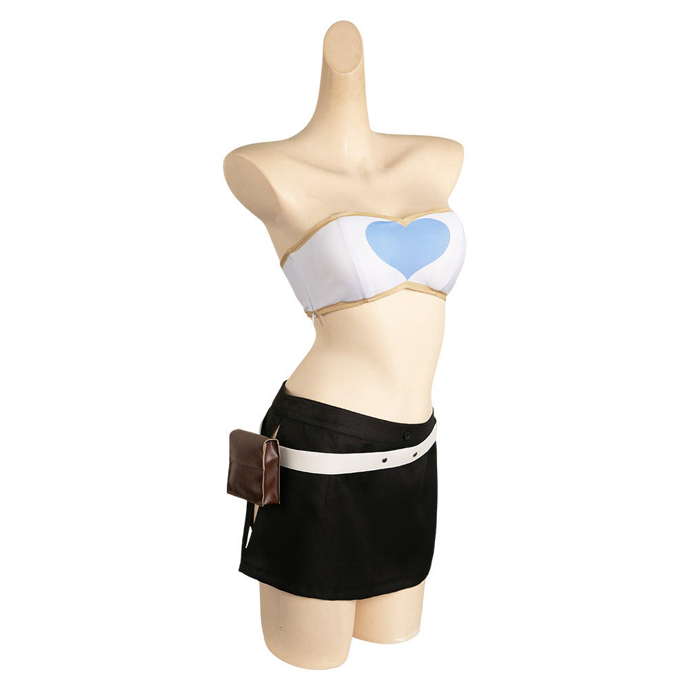 Lucy Heartfilia Cosplay weiß Kostüm 100 Years Quest Lucy Outfits