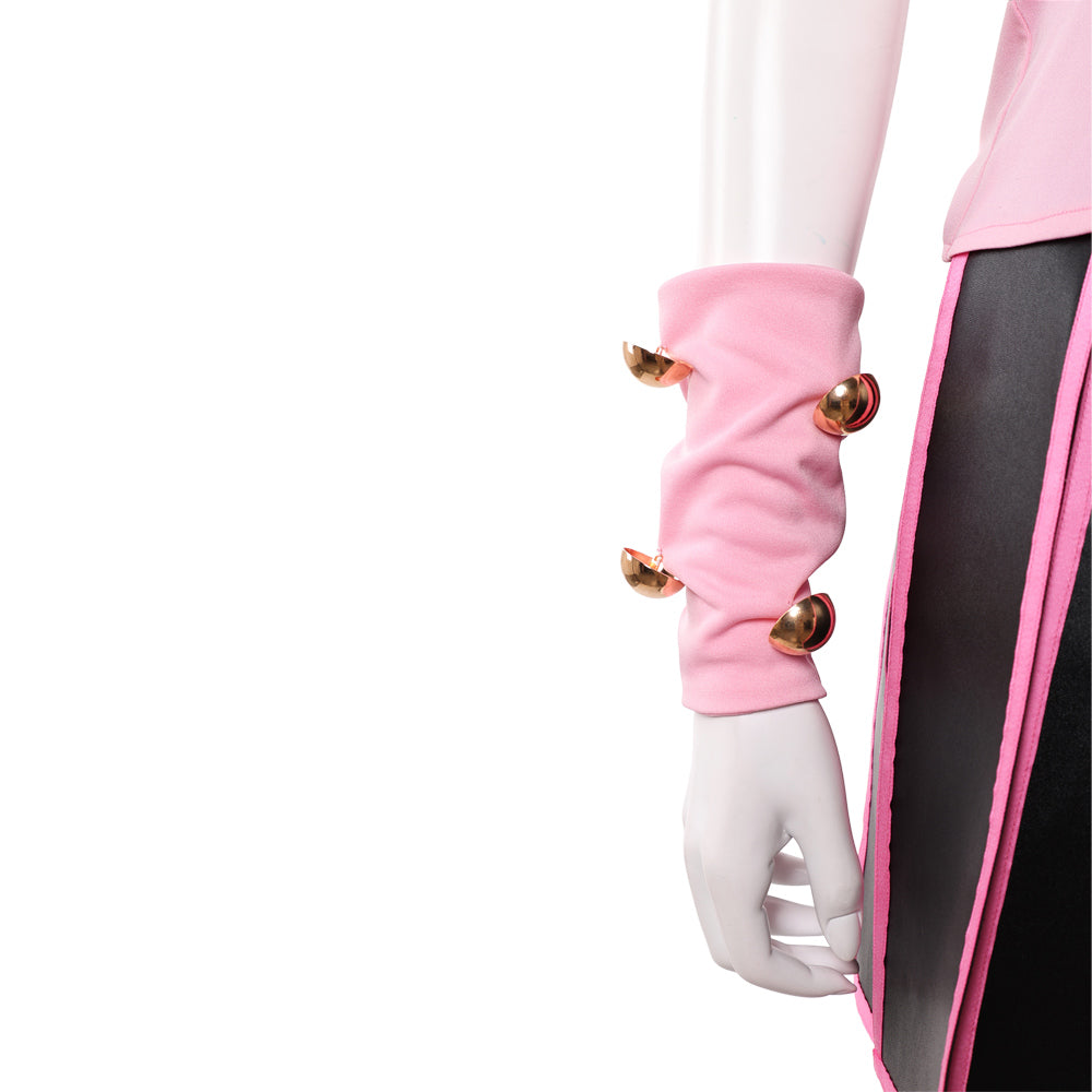 Lucy Steel Outfit JoJo's Bizarre Adventure Lucy Cosplay rosa Kostüm