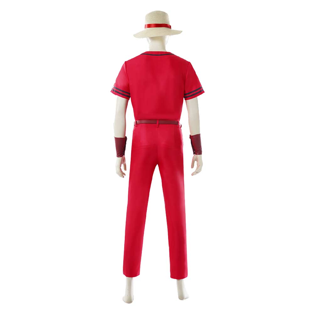 Luffy rot Outfit One Piece: Into The Grand Line - Fan Event Luffy Cosplay Kostüm