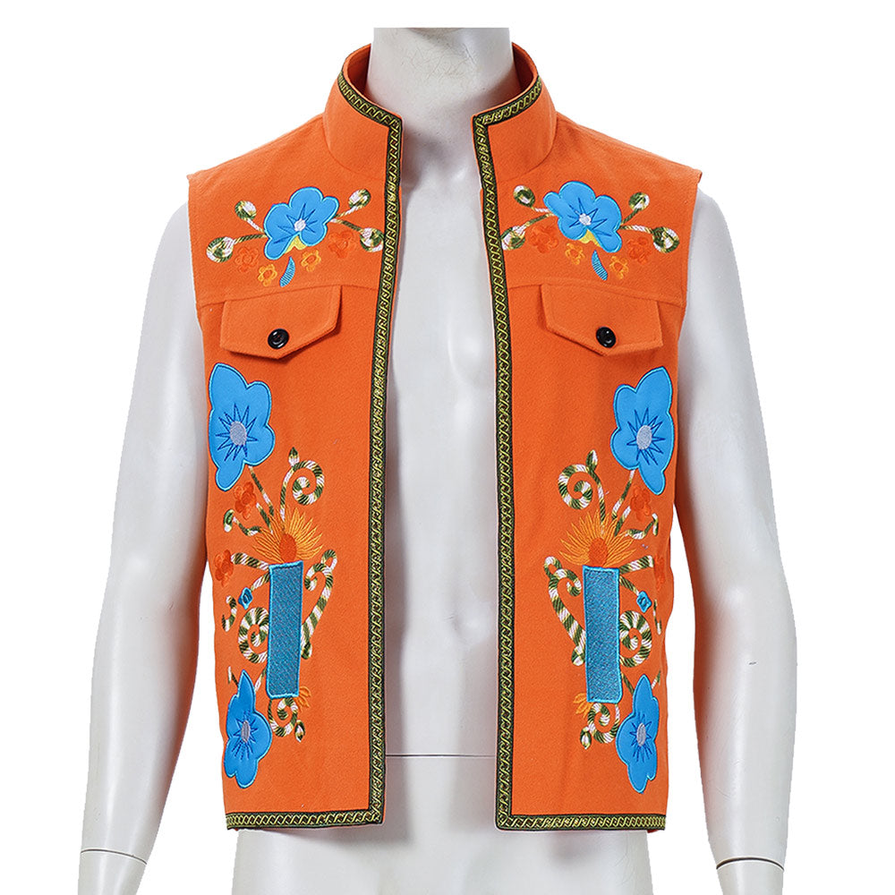 Luis Madrigal orange Kostüm Set Descendants: Wicked Wonderland Luis Madrigal Cosplay Outfit