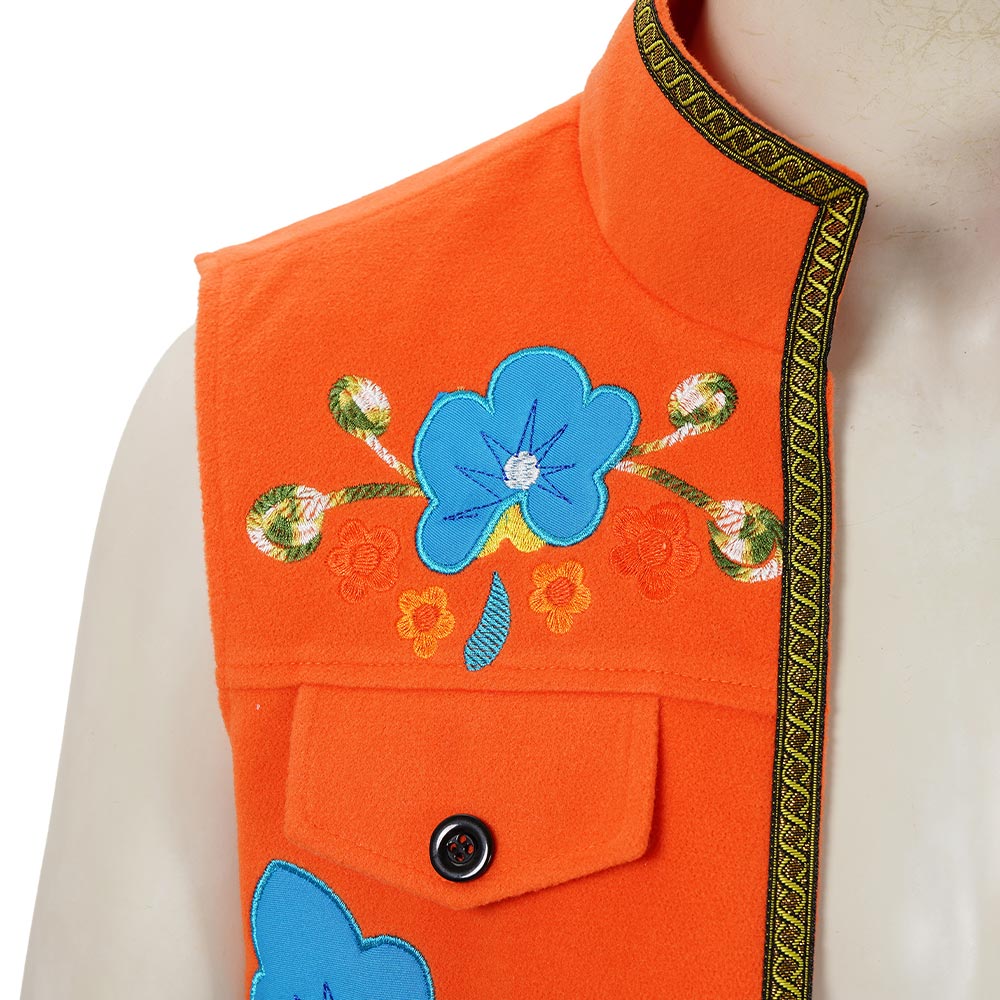 Luis Madrigal orange Kostüm Set Descendants: Wicked Wonderland Luis Madrigal Cosplay Outfit