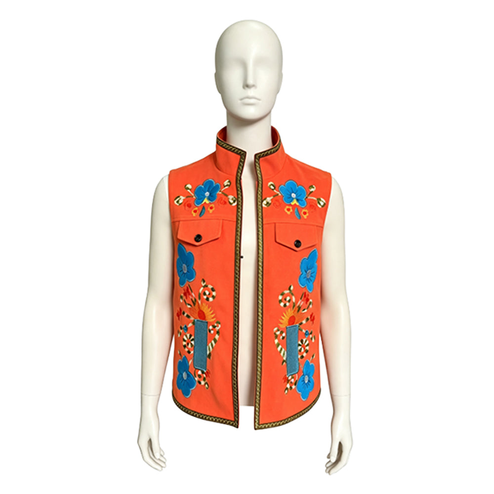Luis Madrigal orange Kostüm Set Descendants: Wicked Wonderland Luis Madrigal Cosplay Outfit