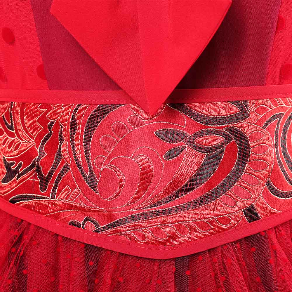 Lydia Deetz rot Kleid Beetlejuice Lydia Damen Brautkleid Cosplay Kostüm
