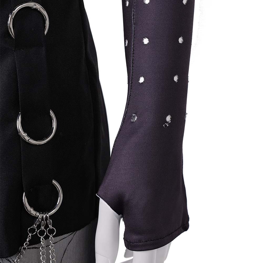 M-Rivals Magik schwarz Punk Kostüm Cosplay Outfits