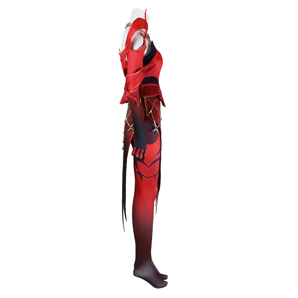 M-Rivals Scarlet Witch Wanda Cosplay Kostüm Set