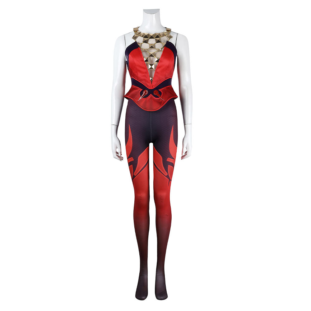 M-Rivals Scarlet Witch Wanda Cosplay Kostüm Set
