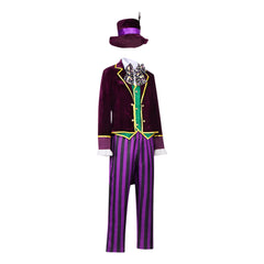 Mad Hatter lila Kostüm Set Alice in Wonderland Mad Hatter Cosplay Outfit