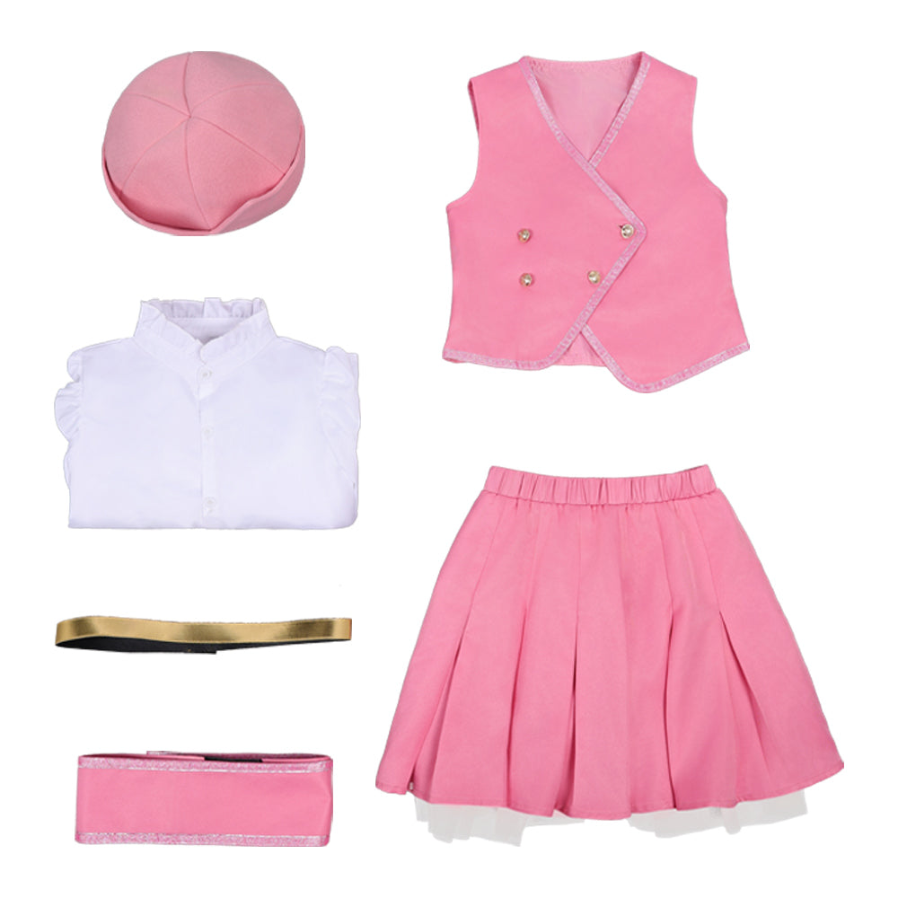 Mädchen Glinda rosa Kleid Wicked for Good Glinda Cosplay Kostüm