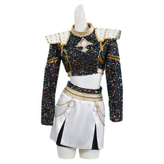 Mädchen Kinder Huntrix Zoey Golden schwarz Kostüm Cosplay Outfits