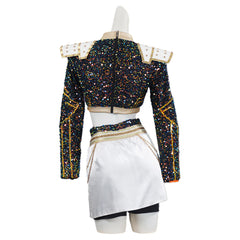 Mädchen Kinder Huntrix Zoey Golden schwarz Kostüm Cosplay Outfits