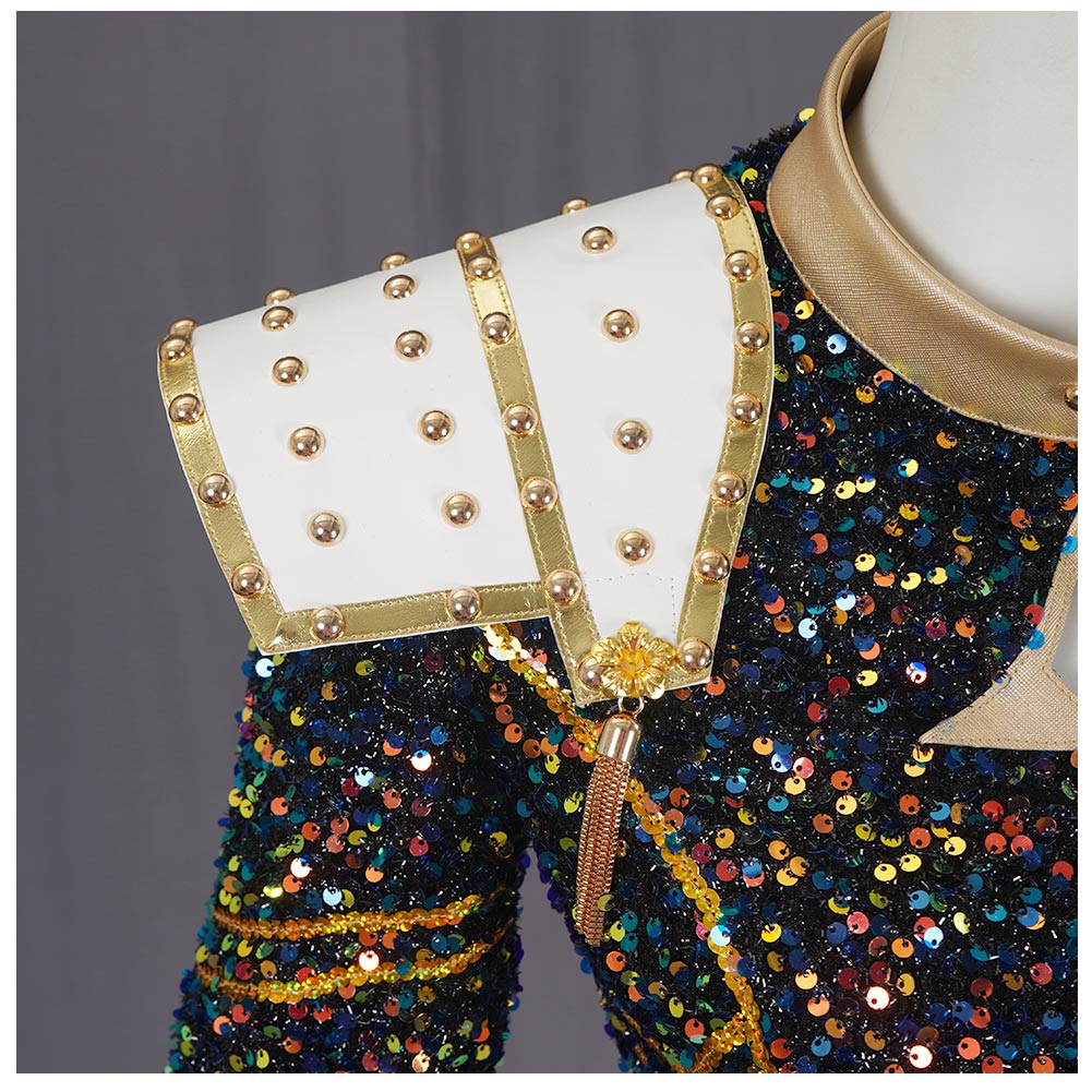 Mädchen Kinder Huntrix Zoey Golden schwarz Kostüm Cosplay Outfits