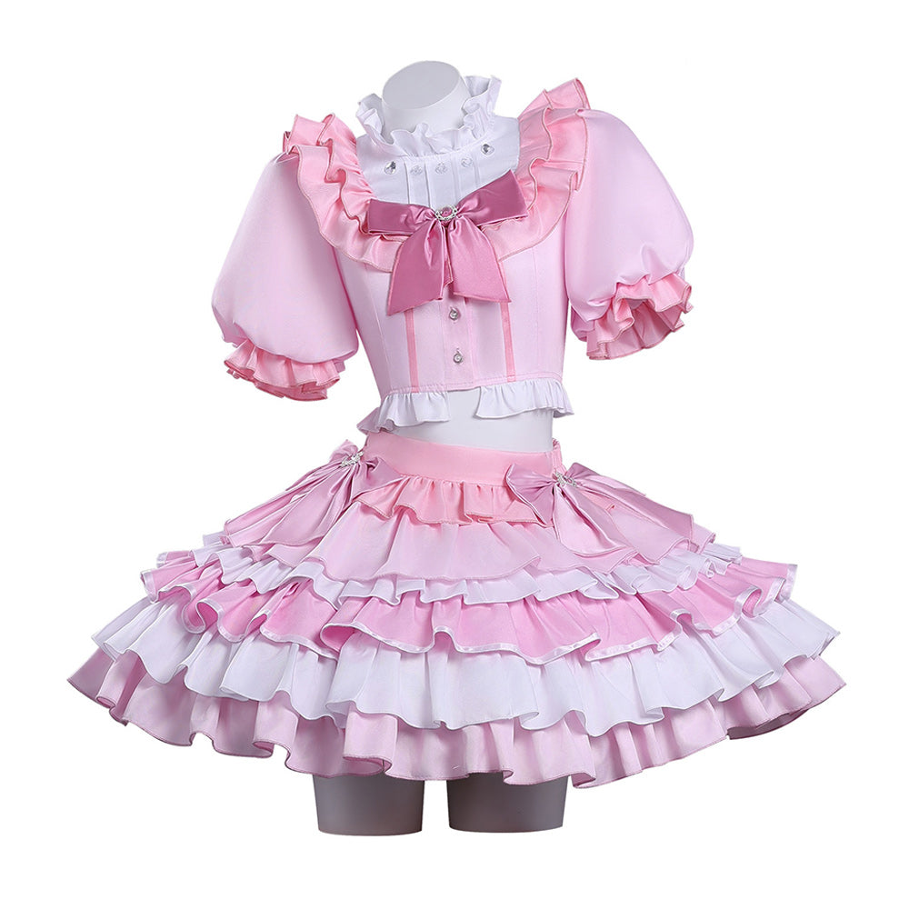Madoka Kaname rosa Outfit Puella Magi Madoka Magica Madoka Cosplay Kostüm