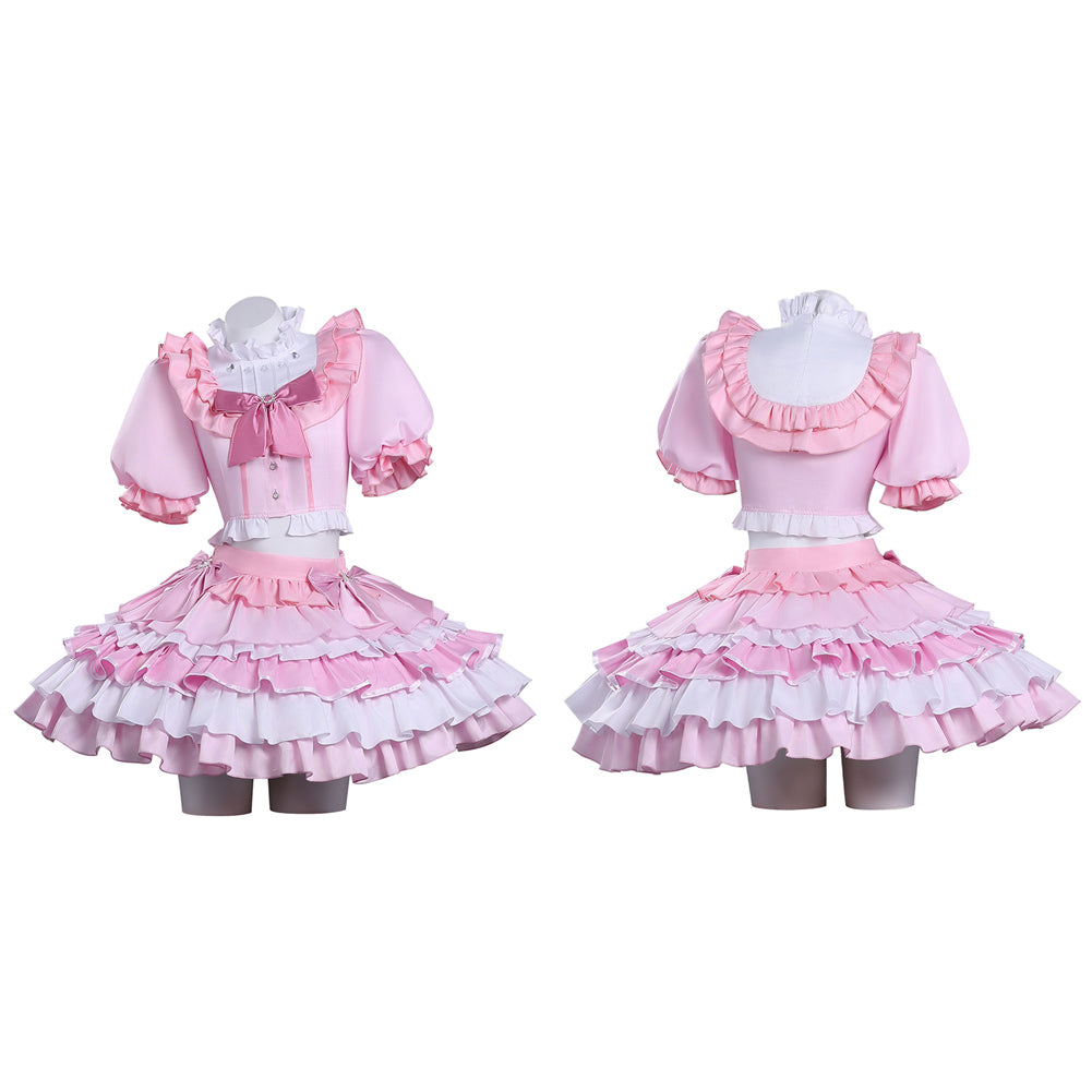 Madoka Kaname rosa Outfit Puella Magi Madoka Magica Madoka Cosplay Kostüm