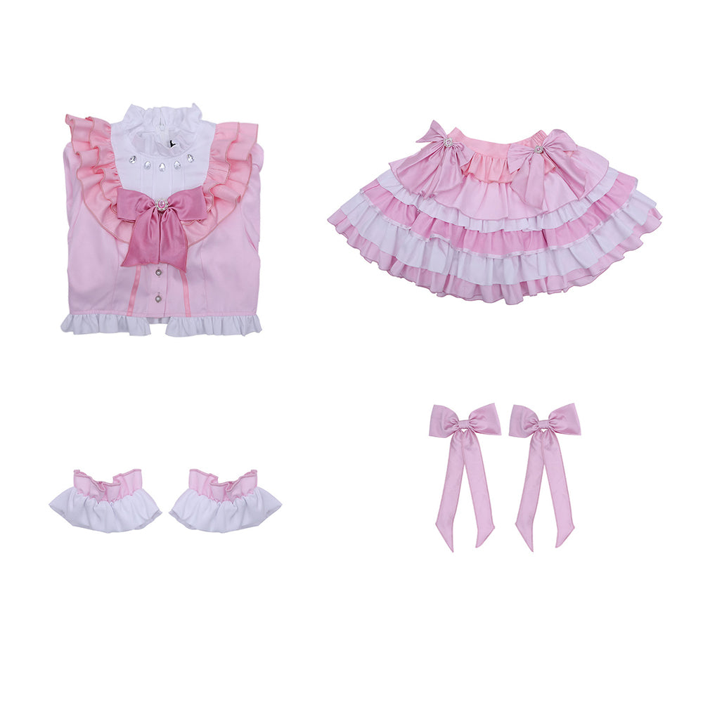 Madoka Kaname rosa Outfit Puella Magi Madoka Magica Madoka Cosplay Kostüm