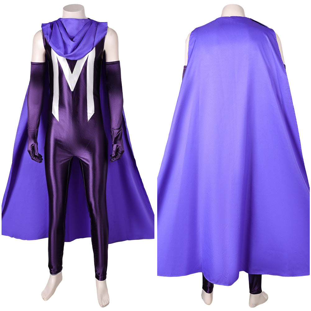 Magneto lila Jumpsuit X-Men '97 Magneto Cosplay Kostüm 