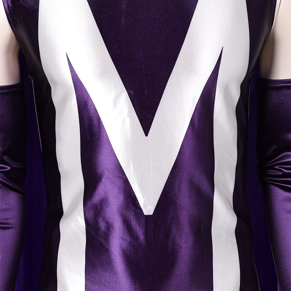 Magneto lila Jumpsuit X-Men '97 Magneto Cosplay Kostüm 