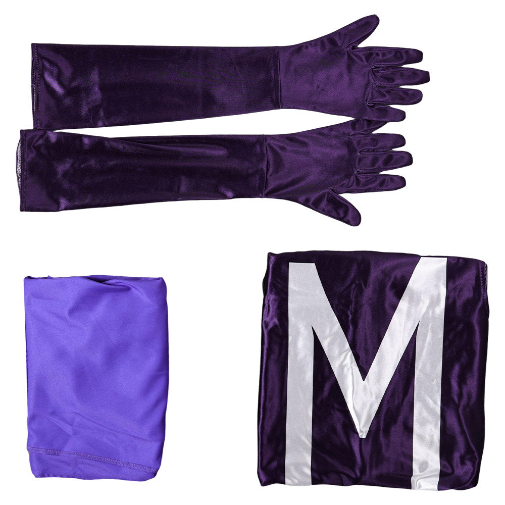 Magneto lila Jumpsuit X-Men '97 Magneto Cosplay Kostüm 