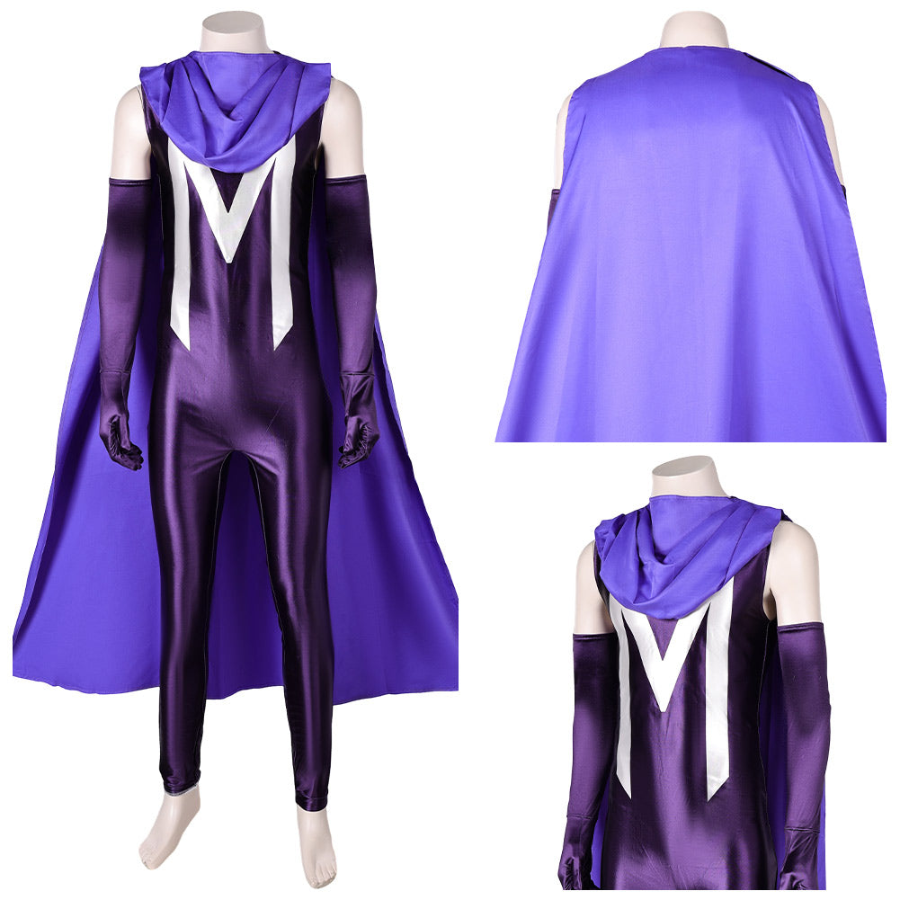 Magneto lila Jumpsuit X-Men '97 Magneto Cosplay Kostüm 