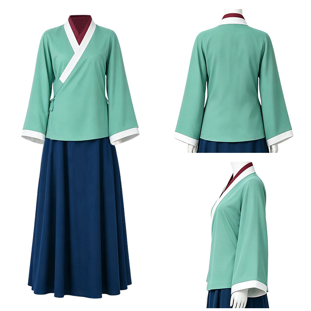 Maomao grün blau Kostüm Set The Apothecary Diaries Season3 Maomao Cosplay Outfit