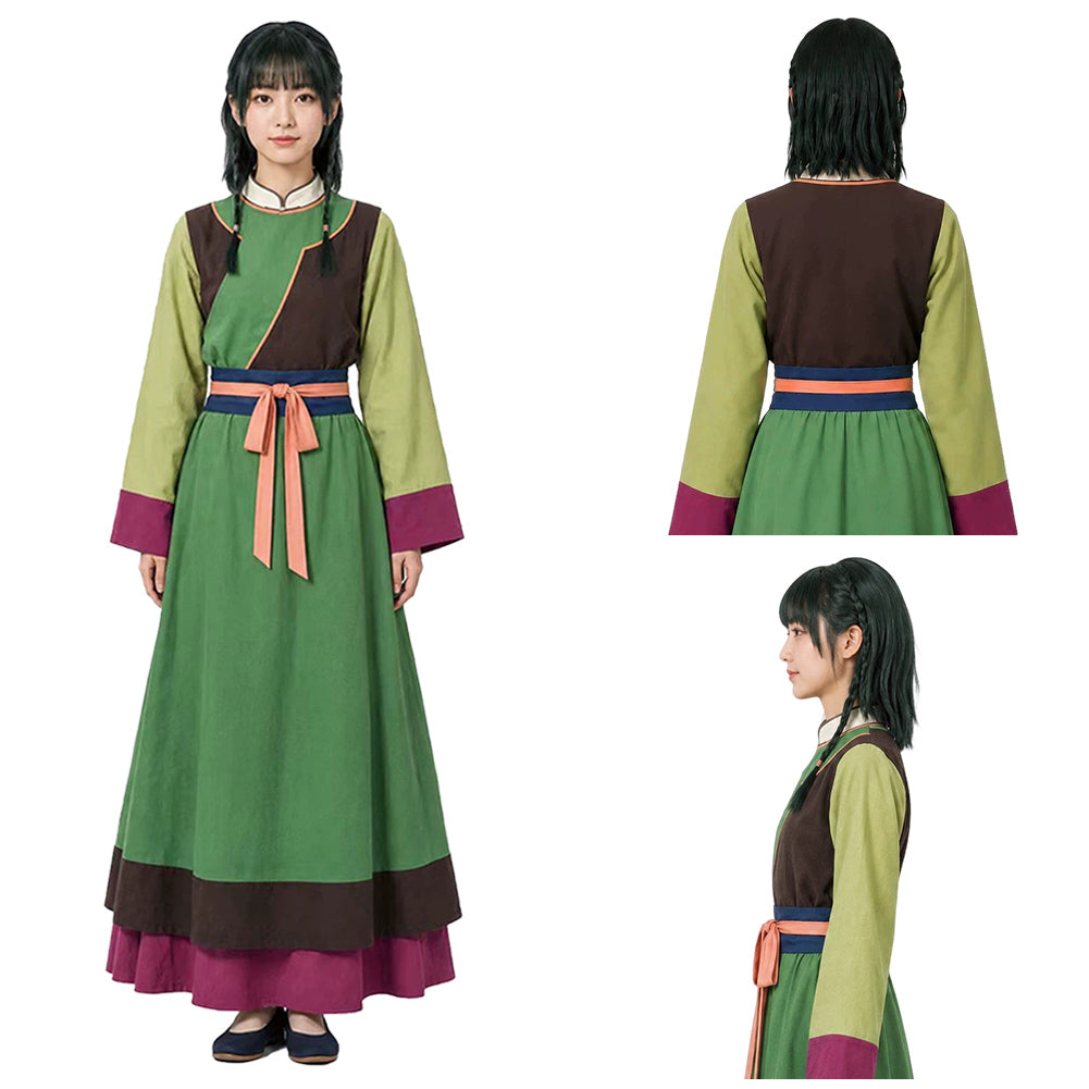 Maomao grün Hanfu The Apothecary Diaries Maomao Cosplay Outfit