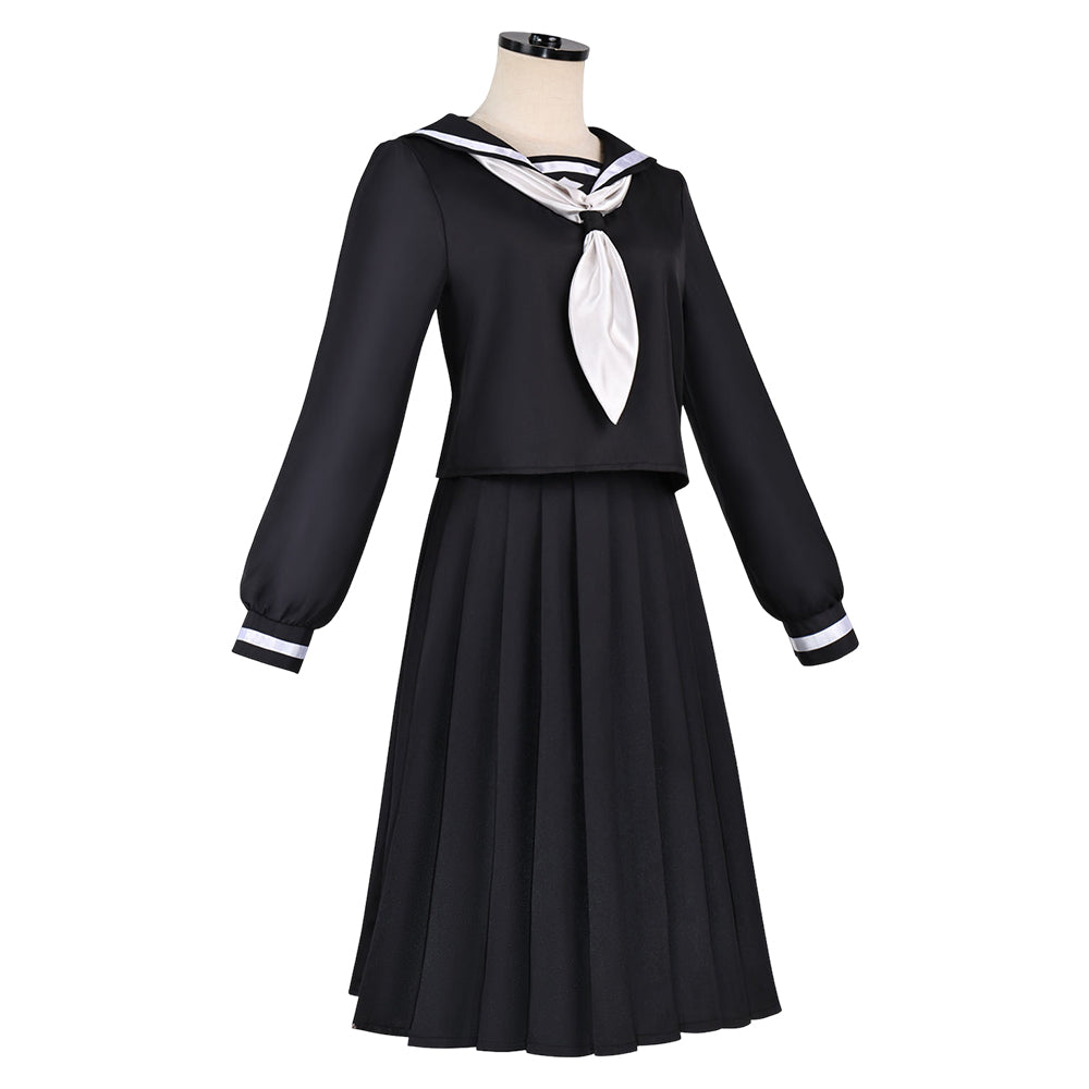 Mari Otsu ​schwarz Kostüm Set Goodbye, Lara Mari Otsu Cosplay Outfit 