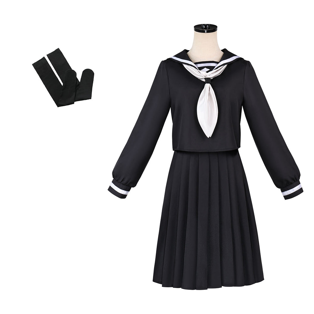 Mari Otsu ​schwarz Kostüm Set Goodbye, Lara Mari Otsu Cosplay Outfit 