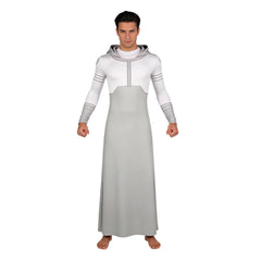 Mark Grayson grau Jumpsuit mit Kapuze Invincible Cosplay Outfit 