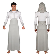 Mark Grayson grau Jumpsuit mit Kapuze Invincible Cosplay Outfit 