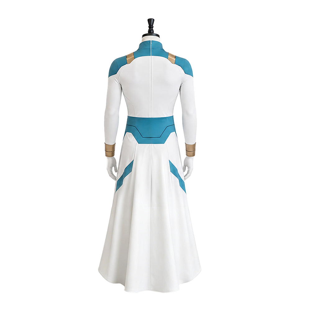 Mark Grayson weiß Jumpsuit Invincible Cosplay Outfit