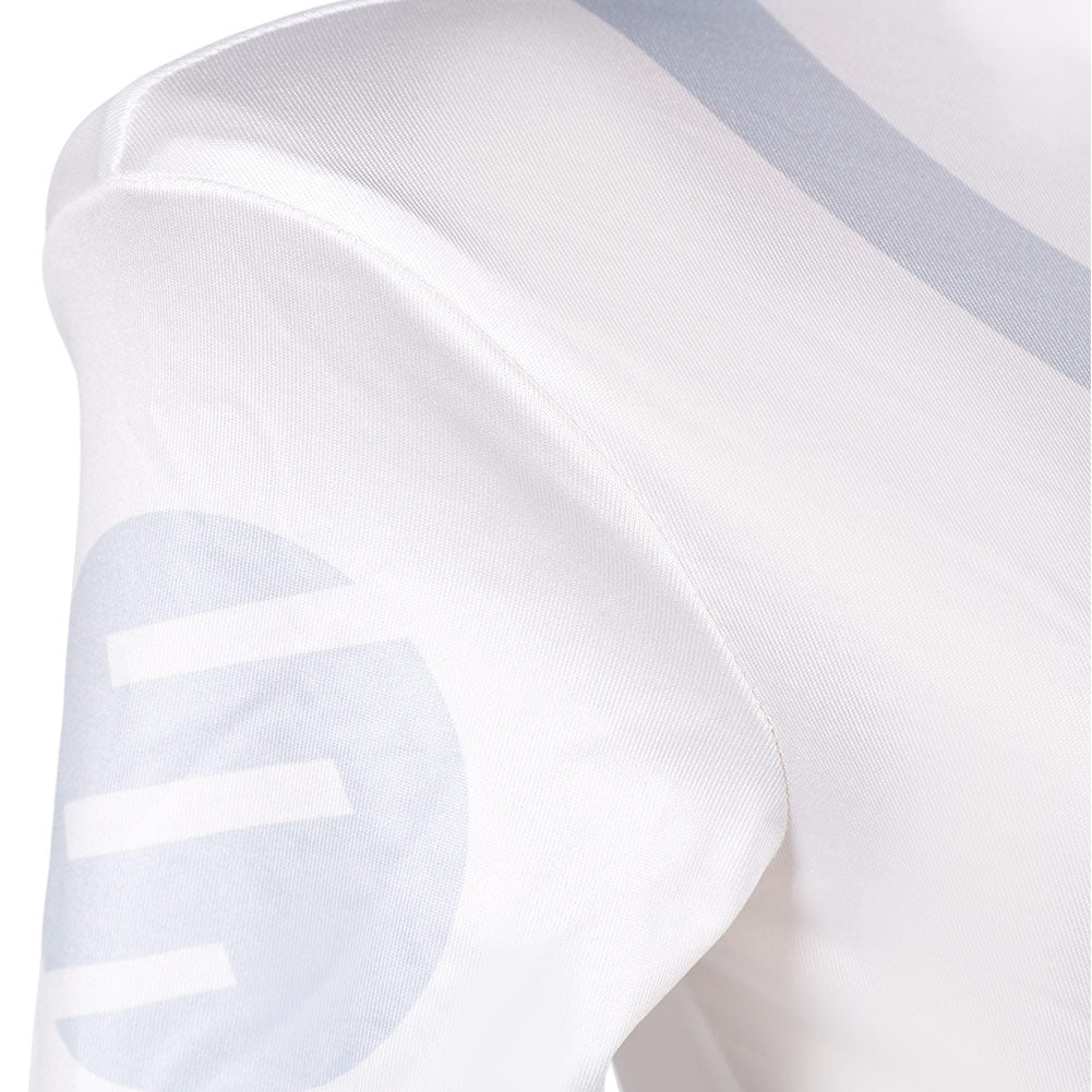 Mark Grayson weiß Jumpsuit weblich Invincible Mark Cosplay Outfit