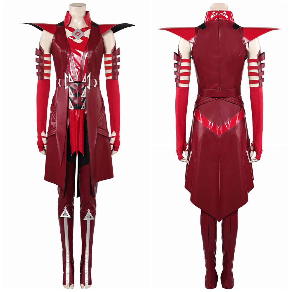 Marvel Rivals Hexe Scarlet Witch Hexenkostüm Cosplay Outfits