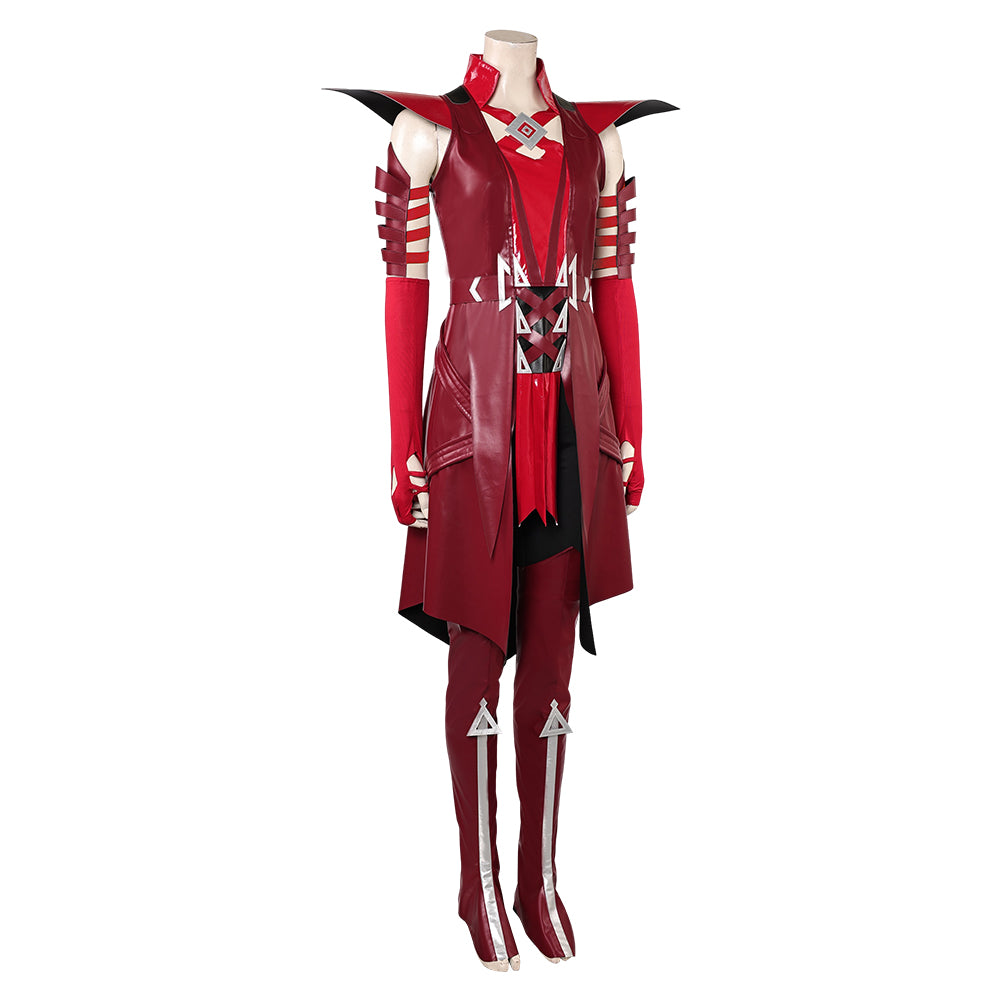 Marvel Rivals Hexe Scarlet Witch Hexenkostüm Cosplay Outfits