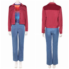Max Mayfield rot Kostüm Set Stranger Things 2025 Max Cosplay Outfits	