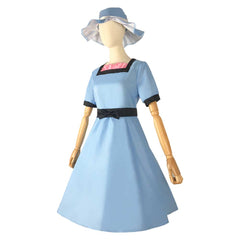 Mayuri Shiina blau Kleid Steins Gate Mayuri Cosplay Outfit
