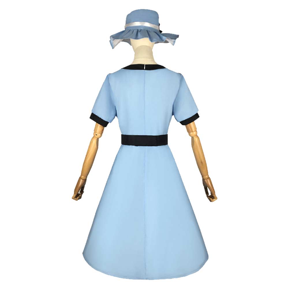 Mayuri Shiina blau Kleid Steins Gate Mayuri Cosplay Outfit