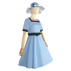Mayuri Shiina blau Kleid Steins Gate Mayuri Cosplay Outfit