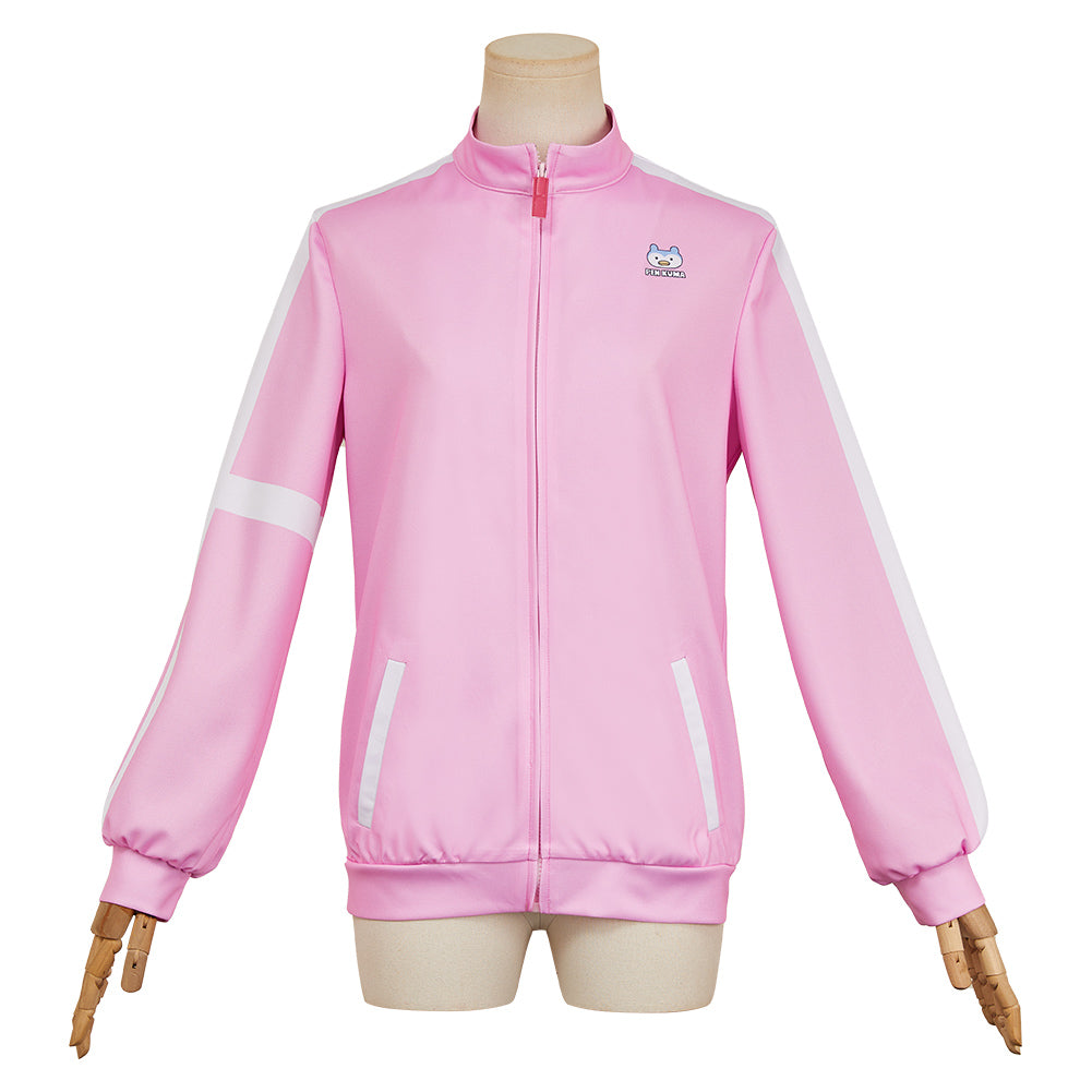 Medalist Yuitsuka Inori rosa Jacke Cosplay Outfits