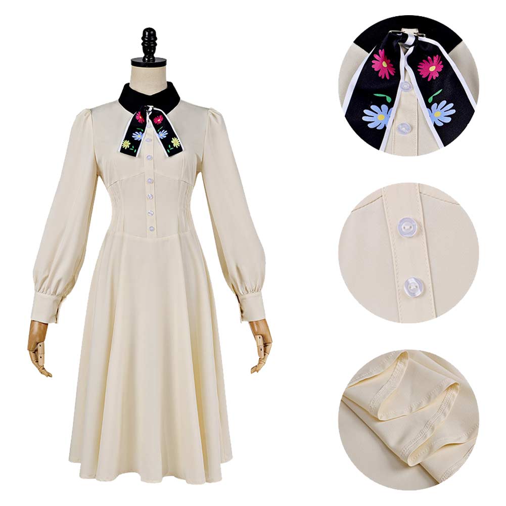 Mei Kinosaki beige Uniform Marriagetoxin Mei Cosplay Outfit
