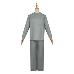 Mickey 17 Mickey Barnes grau Anzug Cosplay Outfits