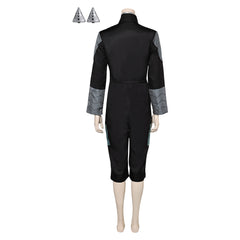 Mina Ashiro schwarz Jumpsuit Kaiju No. 8 Mina Cosplay Kostüm