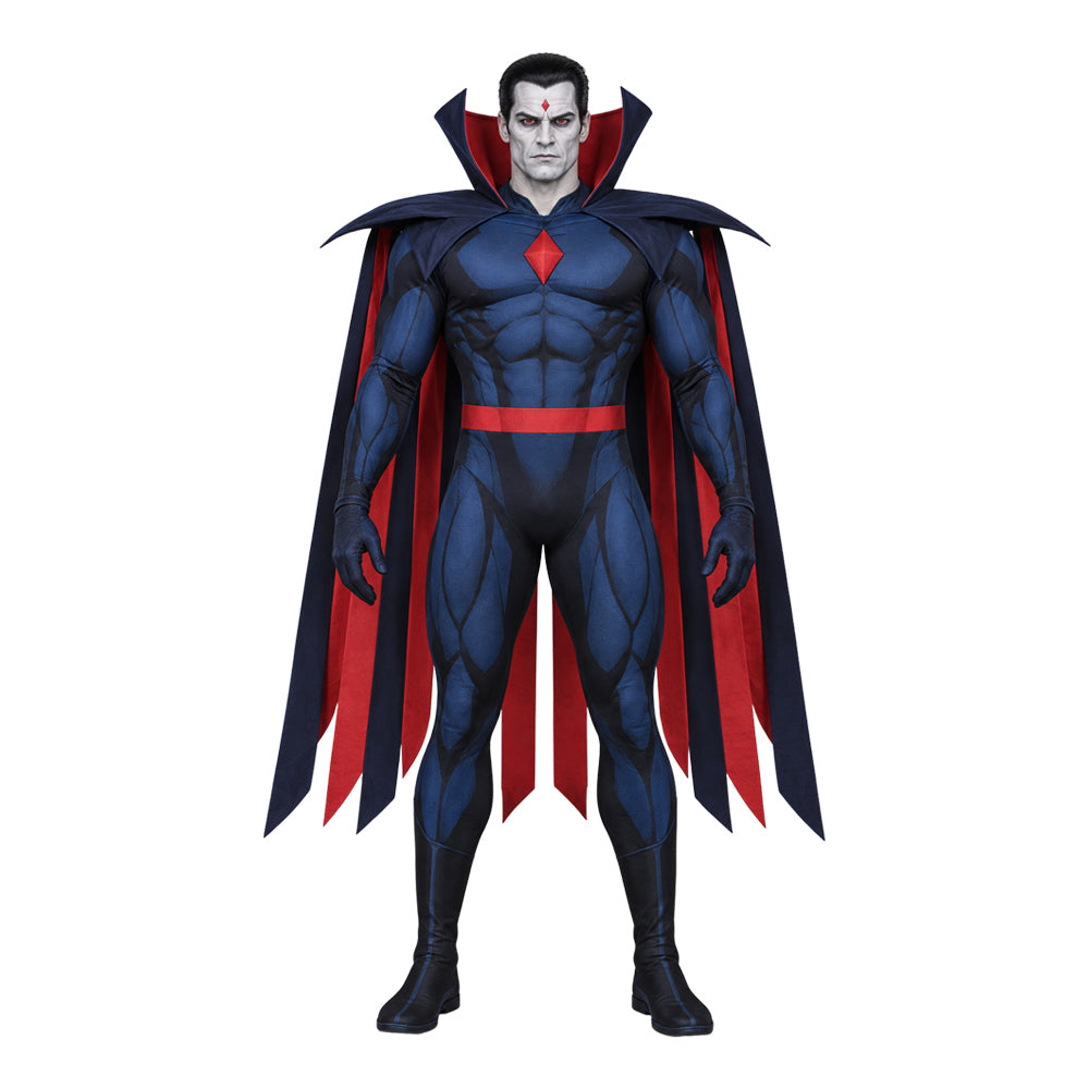 Mister Sinister blau Kostüm Set X-Men '97 Mister Sinister Cosplay Outfit