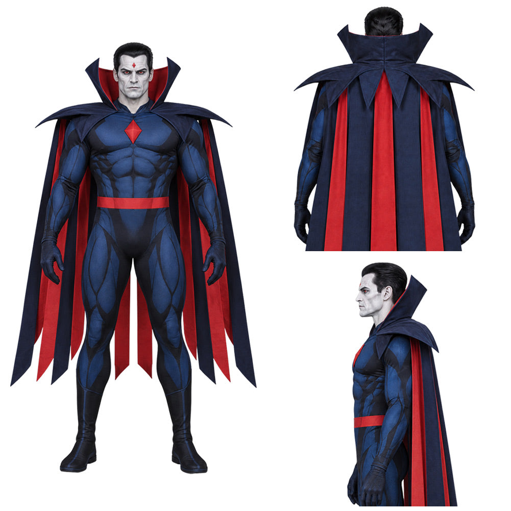 Mister Sinister blau Kostüm Set X-Men '97 Mister Sinister Cosplay Outfit
